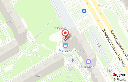 Мини-маркет Мини-маркет на Комендантском проспекте на карте