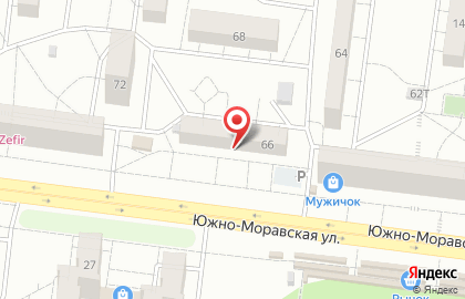 Супермаркет Магнит в Воронеже на карте