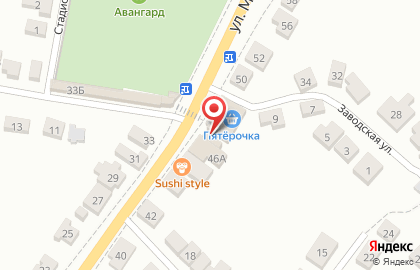 Торговый центр Красное & Белое на улице М.Горького на карте