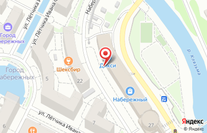Фирменный магазин БахрушинЪ в Набережном проезде на карте