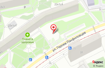 Продуктовый магазин в Москве на карте