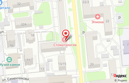 Стоматологический кабинет в Иваново на карте