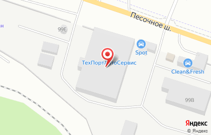 Торгово-сервисный центр ТехПортАвтоСервис в Выборгском районе на карте