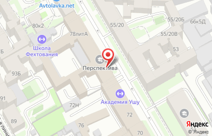 Международная академия фехтовальных искусств в Василеостровском районе на карте