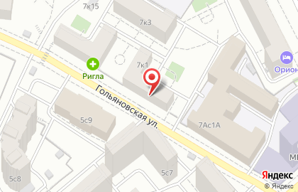 Магазин Красное & Белое на Гольяновской улице на карте
