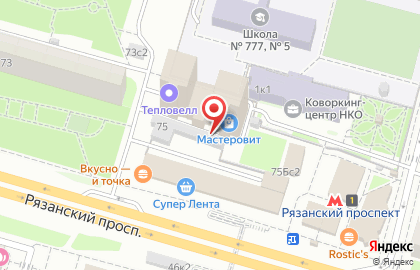 ИФК на Рязанском проспекте на карте