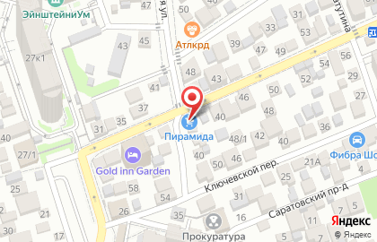 Магазин Пирамида в Краснодаре на карте