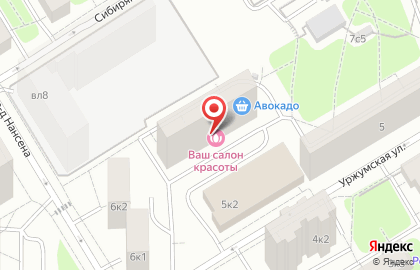 Массажный салон Тело говорит на карте