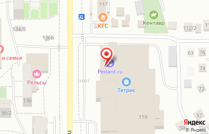 Гипермаркет Лента в Челябинске на карте