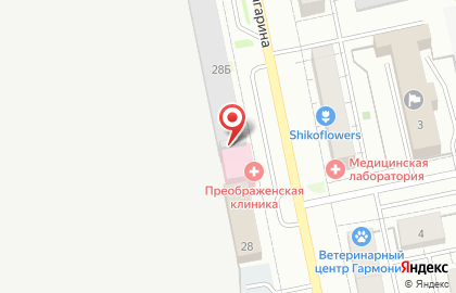 Пеленг на площади 1905 года на карте