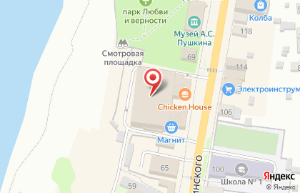 Супермаркет цифровой и бытовой техники DNS на улице Дзержинского на карте