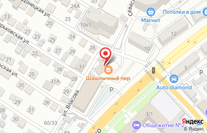 Продовольственный магазин Дашенька на улице Богдана Хмельницкого на карте