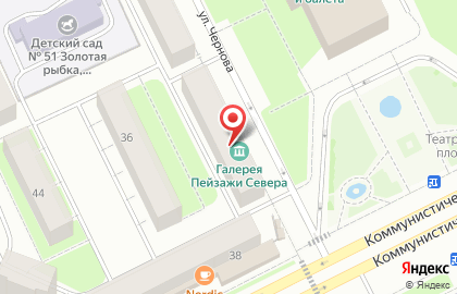Картинная галерея Пейзажи севера на карте