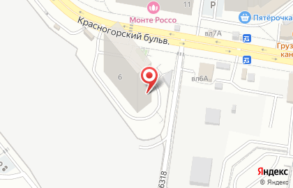 Интернет-магазин по продаже наполнителей ЗооВед на Красногорском бульваре на карте