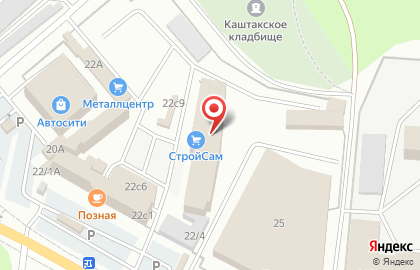 Магазин отделочных материалов в Центральном районе на карте