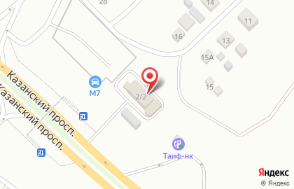 М7 в Набережных Челнах на карте