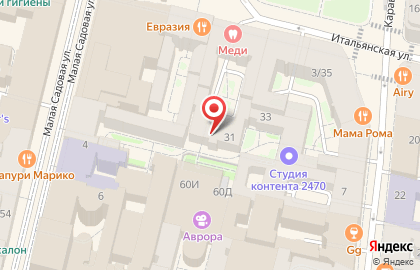 Детский сад №83 комбинированного вида в Санкт-Петербурге на карте