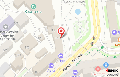 Ресторан Тамерлан на проспекте Ленина на карте