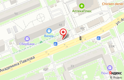 Мегафон, ОАО МегаФон Ритейл на улице Академика Павлова на карте