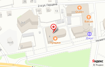 Агентство по организации праздников Фиеста на Нижегородской улице на карте
