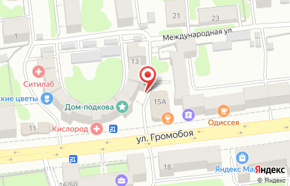 Кондитерский магазин Тортик на улице Громобоя на карте