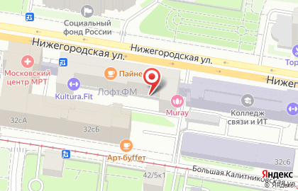 ООО Комфорт на Нижегородской улице на карте