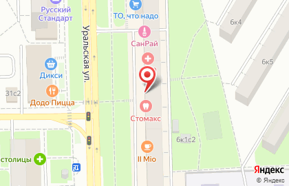 Автошкола Автомеханика на Уральской улице на карте