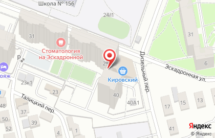 Автомат по продаже воды Vodorobot на Эскадронной улице на карте