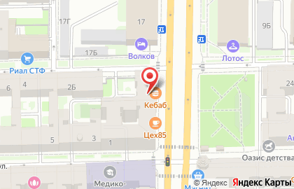 Ресторан Квеври на Измайловском проспекте на карте