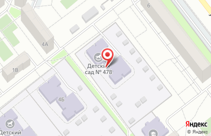 Детский сад №478 на улице Чичерина на карте