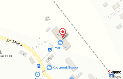 Супермаркет Магнит на улице Мира на карте