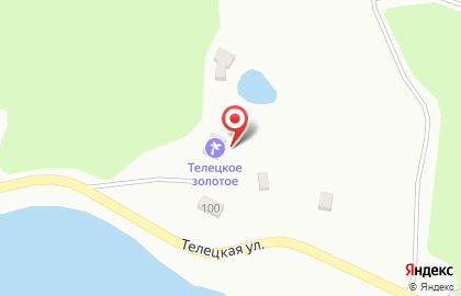 База отдыха Телецкое Золотое на карте