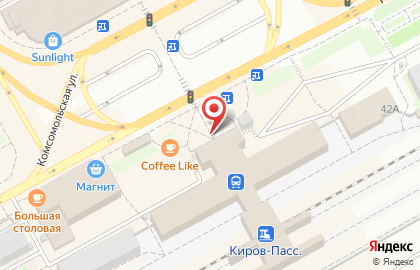 Гостиница Smart Hotel KDO на Комсомольской на карте