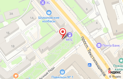 Магазин Славянский стиль на проспекте Текстильщиков на карте
