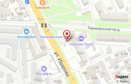 Отель Нальчик Холл на карте