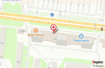 Супермаркет Магнит на проспекте Строителей, 22 на карте