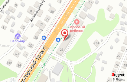 Парикмахерская в Барнауле на карте