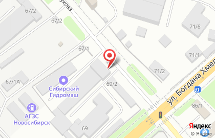 Клининговая компания Мандарин на улице Богдана Хмельницкого на карте