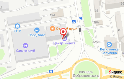 Агентство недвижимости Континент на улице Добровольского на карте