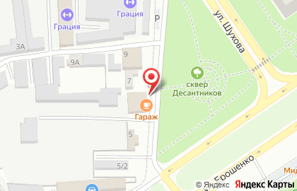 Кафе Гараж в Старом Осколе на карте