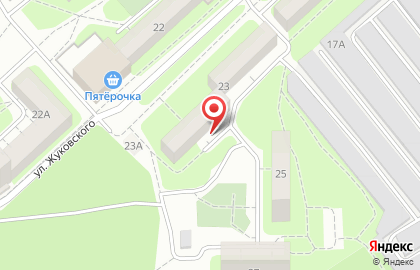 Авоська на улице Жуковского на карте