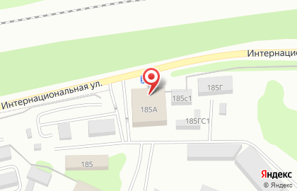 Магазин-склад Доброцен на Интернациональной улице на карте