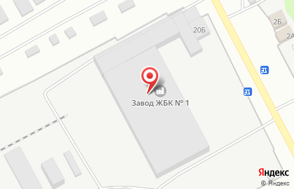 Завод Жбк-1 на улице Генерала Тихонова на карте