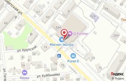 Банкомат Рнкб на Советской улице в Геленджике на карте