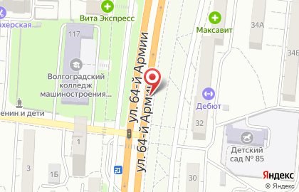 Центр Занятости Населения Кировского Р-на г. Волгограда на карте