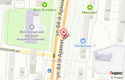 Пятерочка в Кировском районе на карте