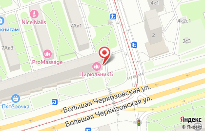 Кухонная студия Мария на метро Преображенская площадь на карте