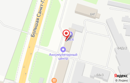 ГАРО на Большой Санкт-Петербургской улице на карте