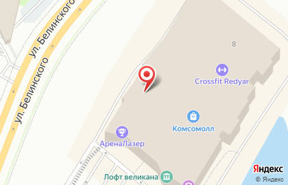 Мебельная компания Много Мебели на улице Белинского на карте