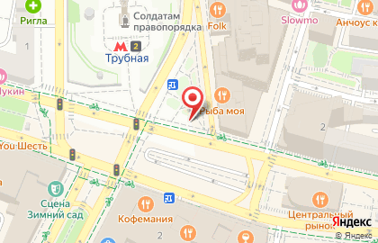 Киоск фастфудной продукции, Мещанский район на Цветном бульваре на карте
